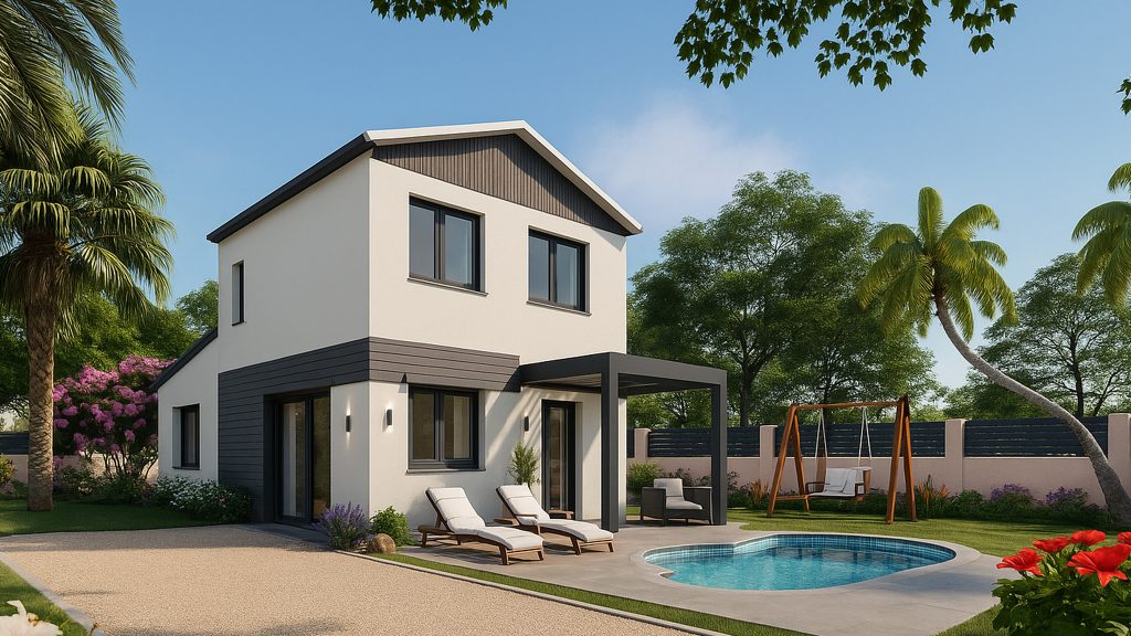 07 - L'hibiscus 8 villa f4 etage hibiscus
